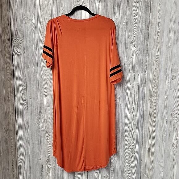 Torrid Super Soft Knits Varsity Shirt Dress, Women's Plus Size 2X, New - Picture 5 of 9